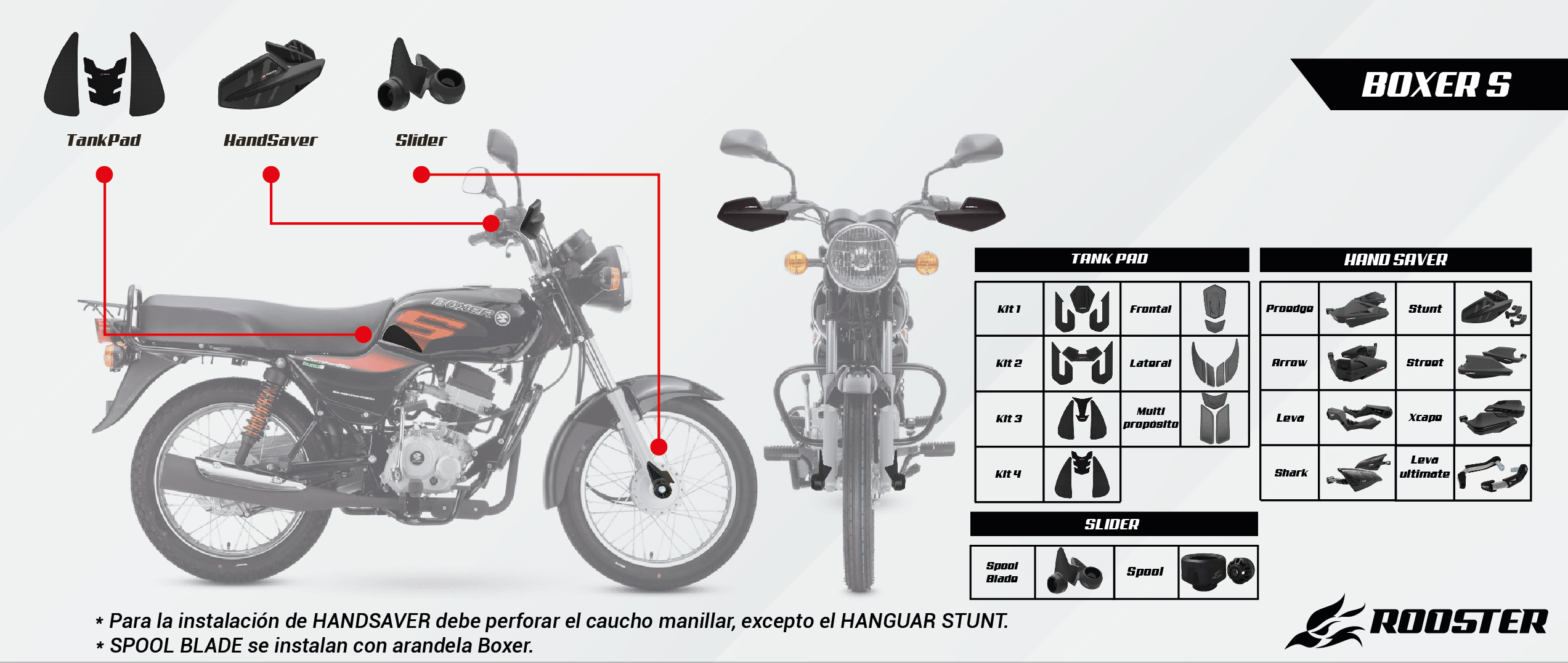 BOXER S / PRO / RETRO / 125 X