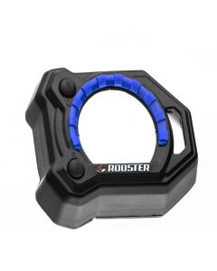 PROTECTOR DE TABLERO SCOOTER BWS FI LENTE TRANSPARENTE BISEL AZUL